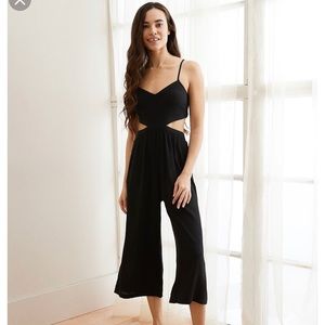 Aerie cutout jumpsuit black